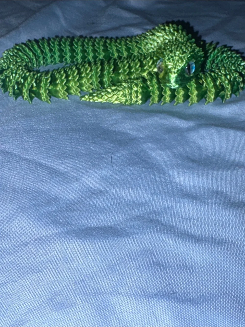 Green Decorative Reptile Figurine - Brand Unknown 3d made